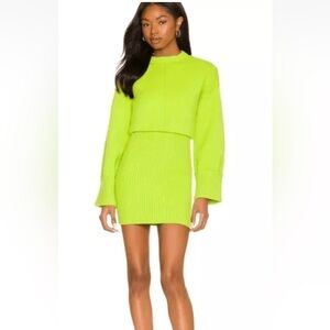 Nbd Imani fold over cuff mini dress —- Size S